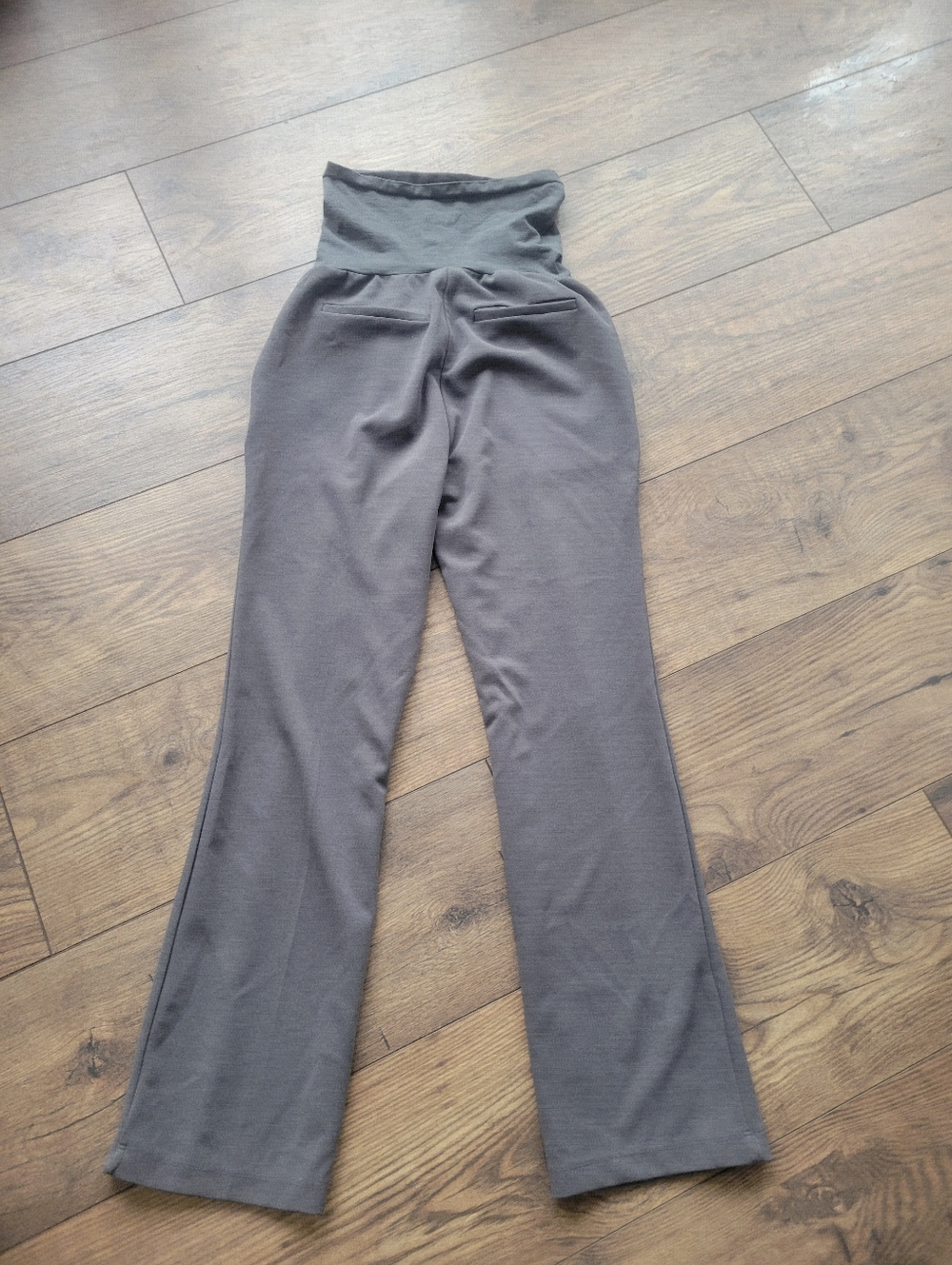 Motherhood Maternity Secret Belly Modern Gray Dress Pant Small - Picture 2 of 8